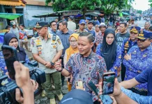 Pemko Pekanbaru Tata Kawasan Pasar Kodim, Jalan Teratai Segera Diaspal Ulang