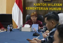Kakanwil Kemenkum Riau Pimpin Rapat Persiapan Hari Pengayoman ke-81