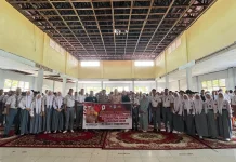 Satgaswil Riau Densus 88 Edukasi RATAKAN di SMAN 1 Tembilahan Hulu Cegah IRET - NVE