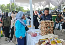 Pasar Murah Semarakkan HUT Ke-69 Provinsi Riau di Stadion Utama