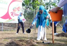 TP PKK dan DWP Riau Ajak Masyarakat Terapkan Gaya Hidup Sehat