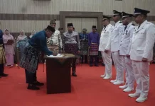 Wawako Sugiyarto Kembali Melantik dan Mengambil Sumpah Jabatan