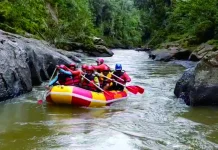 Sensasi Arung Jeram di tengah Keindahan Alam Riau