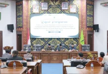 Rapat Paripurna DPRD Kota Dumai terkait Pembahasan Tingkat I Ranperda Semester II