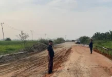 Jalan Sontang-Duri Kembali Fungsional