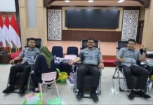 Hari Pengayoman ke-81, Kemenkum Riau Gelar Donor Darah untuk Kemanusiaan