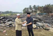 Syahrul Aidi Kunjungi Pesantren Syekh Burhanuddin Kuntu Pasca Kebakaran