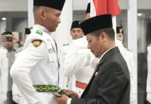 Plt Bupati Kuansing Kukuhkan Paskibraka 2026