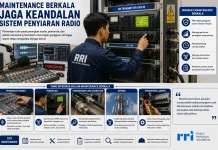 Maintenance Berkala Jaga Keandalan Sistem Penyiaran Radio