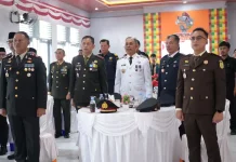 Bupati Inhil Ikuti Upacara Virtual HUT RI