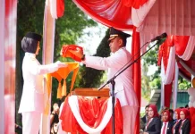Bupati Kampar Pimpin Upacara HUT RI ke-81