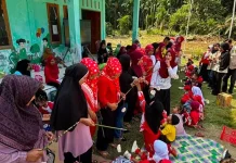 PAUD-TK Talang Jangkang Semarakkan HUT RI