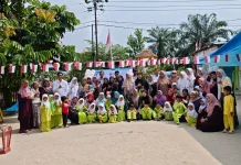 Poltekkes Kemenkes Riau, SKK Migas Sumbagut & Texcal Mahato Atasi Stunting di Kampar