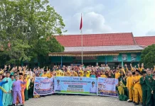 Satgaswil Riau Edukasi 1.400 Pelajar SMPN 8 Cegah Paham IRET dan NVE