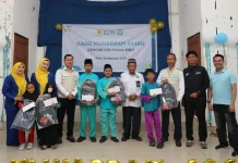 Mahasiswa GENCAR PLN Ajak Berbagi Bersama Anak Yatim di UIN Suska Riau