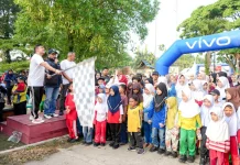 Kecamatan Sungai Sembilan Gelar Jalan Santai dan Senam Bersama