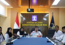 Kemenkum Riau Ikuti Diskusi Strategi Kebijakan Dorong Penguatan Kompetensi