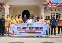 Wabup Muzamil Lepas Kontingen Tinju Meranti ke Kejurprov 2026