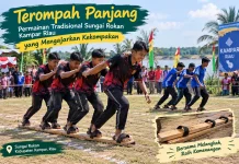 Terompah Panjang, Permainan Tradisional Sungai Rokan Mengajarkan Kekompakan