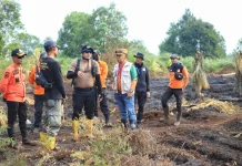 Bupati Asmar Tinjau Penanganan Karhutla di Gemalasari