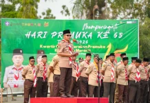 Hari Pramuka ke-65, Bupati Meranti Dorong Generasi Muda Kreatif dan Mandiri