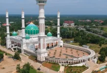 Pesona Masjid Agung Islamic Center Rohul Ikon Wisata Religi yang Memukau di Riau