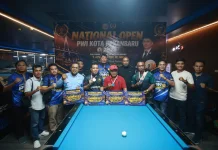PWI Sumbar Juara National Open Biliar PWI Pekanbaru 2026