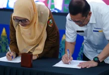 DJP Riau Tandatangani Komitmen Inklusi Pajak dan Bimtek Pendidik SMP