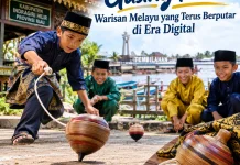 Gasing Inhil, Warisan Melayu yang Terus Berputar di Era Digital