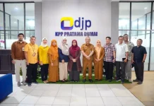 Sekda Fahmi Rizal Melakukan Silaturahmi dan FKP Bersama KPP Pratama Dumai