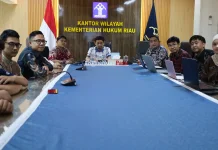 Kanwil Kemenkum Riau Ikuti Dialog Penyelesaian Persoalan Hukum Masyarakat