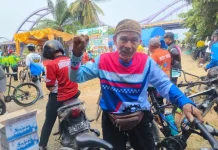 Usia 76 Tahun, Burhami Tuntaskan Gowes 26 Kilometer