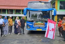 Kanwil Kemenag Riau Lepas Kontingen PPSN VI 2026 menuju Jawa Timur