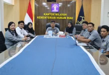 Kanwil Kemenkum Riau Ikuti Evaluasi Dampak Kebijakan Indikasi Geografis
