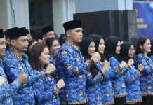 Teguhkan Nilai Kebangsaan, Kemenkum Riau Peringati Hari Kesaktian Pancasila