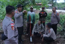 Cegah Karhutla, Polri dan Tim Gabungan Tinjau Sekat Gambut Tanjung Peranap