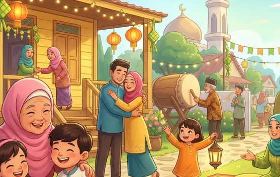 Tradisi Berkunjung saat Lebaran  Mempererat Silaturahmi Keluarga