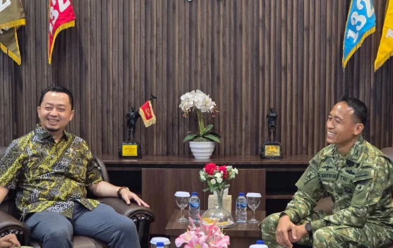 Syahrul Aidi Kunker ke Yonif 132/Bima Sakti, Dorong TNI Makin Dekat dengan Rakyat
