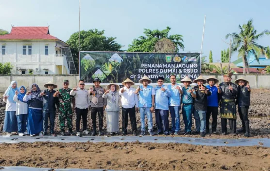 Wakil Wali Kota Dumai Ikuti Tanam Jagung