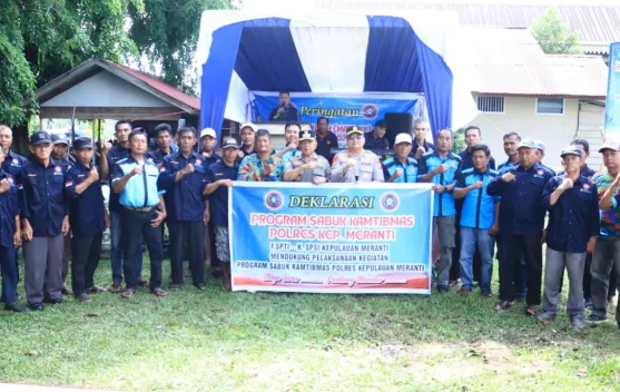 Peringati May Day, Buruh Meranti Deklarasikan Dukungan Sabuk Kamtibmas