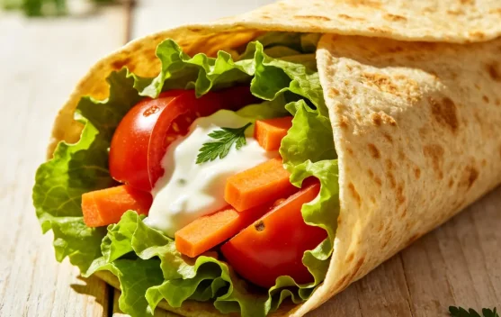 Salad Wrap  Sajian Segar, Praktis dan Penuh Gizi
