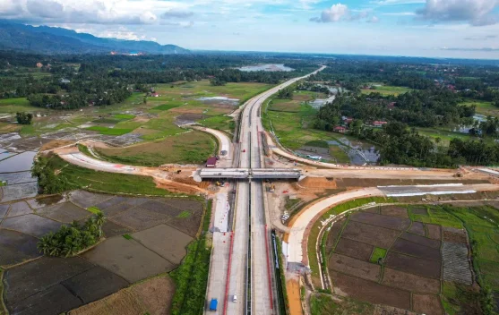 Hutama Karya Kebut Akses Lubuk Alung, Tol Padang–Sicincin Kian Terintegrasi