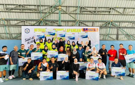 Turnamen  Eka Tennis Club II 2026 Se-Riau Sukses Digelar, Lahirkan Juara Baru
