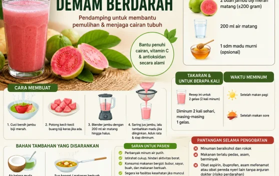 Ramuan Herbal Pendamping untuk Membantu Pemulihan Pasien Demam Berdarah