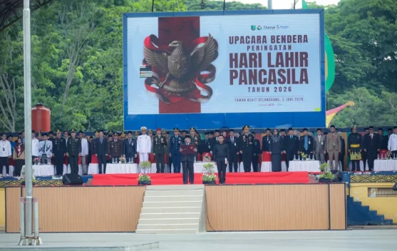 Wawako Sugiyarto Pimpin Upacara Bendera Harlah Pancasila