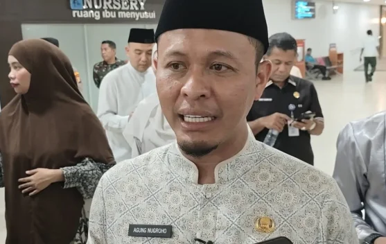 Mendarat di Pekanbaru, Walikota Agung Nugroho Sambut Ratusan Jemaah Haji