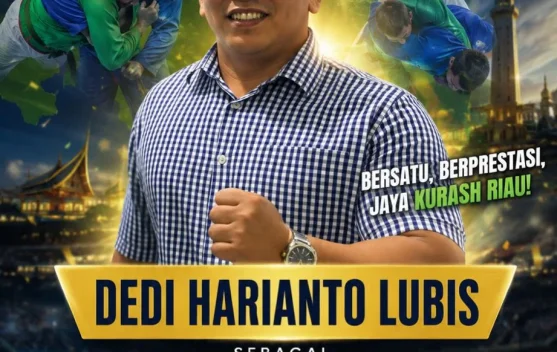 Dedi Harianto Lubis Terpilih Aklamasi Pimpin Kurash Riau Periode 2026–2030