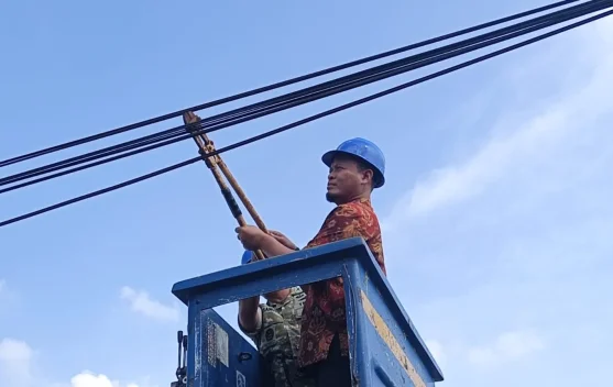 Wali Kota Pekanbaru Tertibkan Kabel Fiber Optik Semrawut