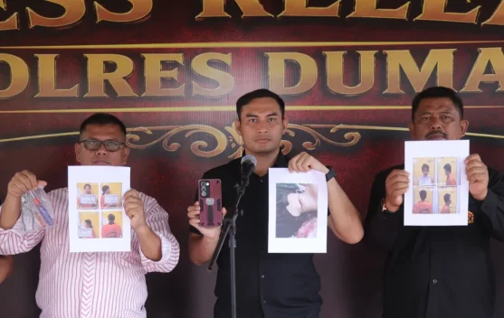 Pelaku Curas Sadis di Dumai Ditangkap, Penadah HP Curian Ikut Diamankan