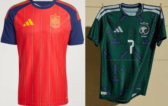 Mengulik Jersey Spanyol dan Arab Saudi di Piala Dunia 2026